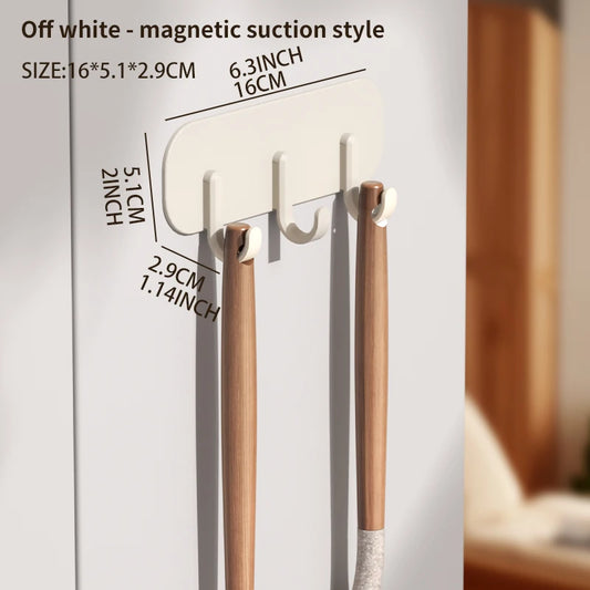 Refrigerator Magnetic Hook Wall Mount Sorting Rack ABS