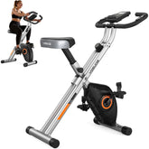 Folding Exercise Bike - Foldable Stationary Bike for Home Gym Workout by Home for Health and Beauty