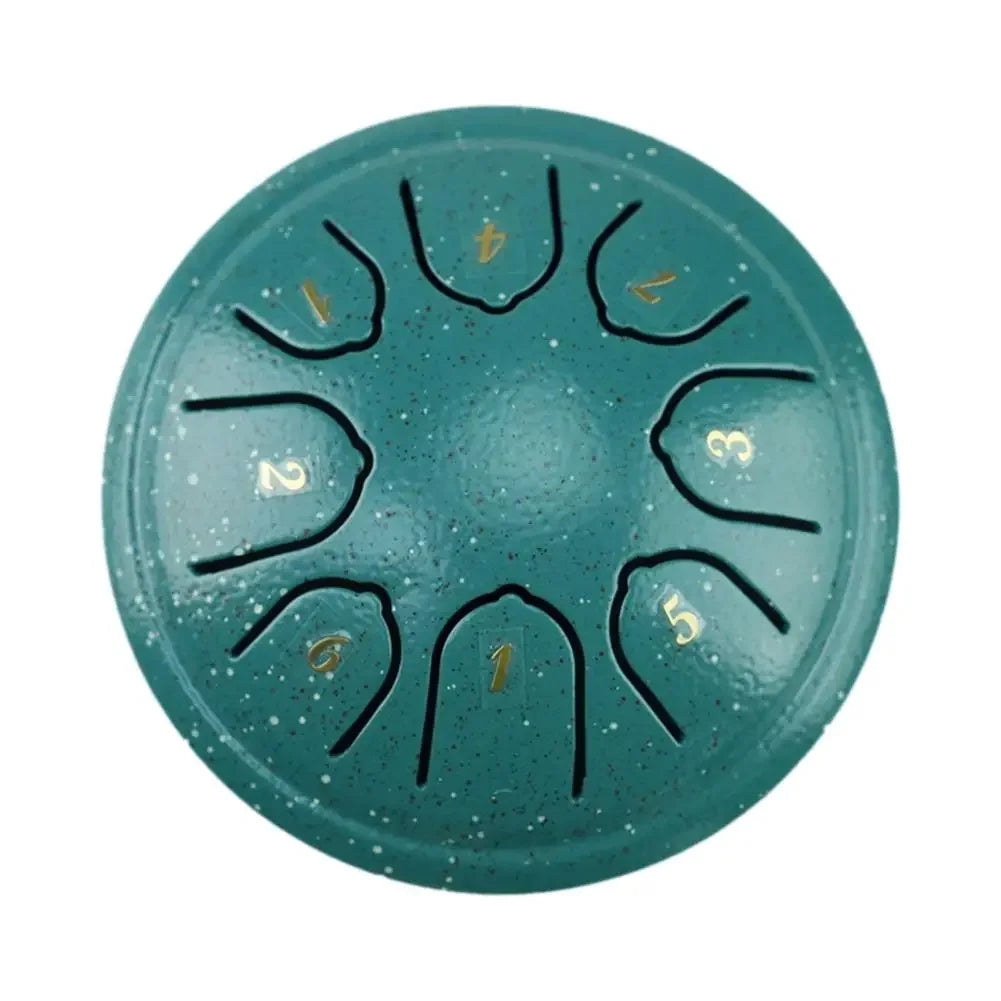 DT4 Eight Tone Steel Tongue Drum With Drumsticks And Accessories by Home for Health and Beauty