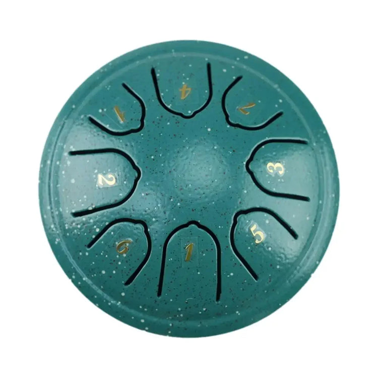 DT4 Eight Tone Steel Tongue Drum With Drumsticks And Accessories by Home for Health and Beauty
