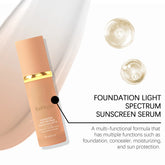 4-in-1 Liquid Foundation Spf 50+ Magic Color Changing Matte Long-Lasting Waterproof Sweating Moisturizing Coverage Makeup Base by Home for Health and Beauty