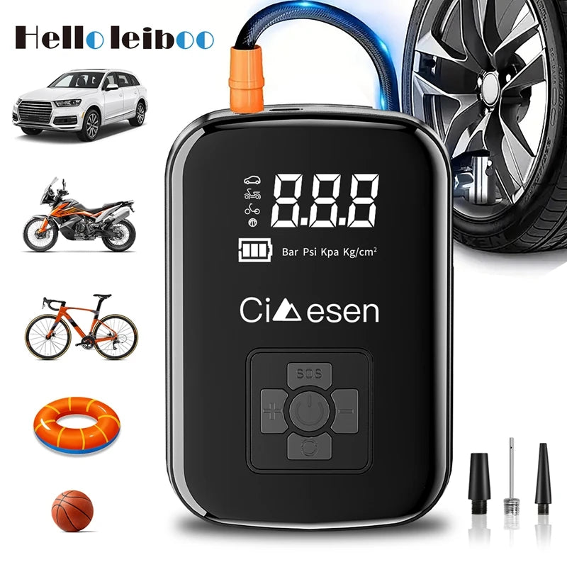 Car Wireless Air Pump 150PSI Portable Inflator by Home for Health and Beauty