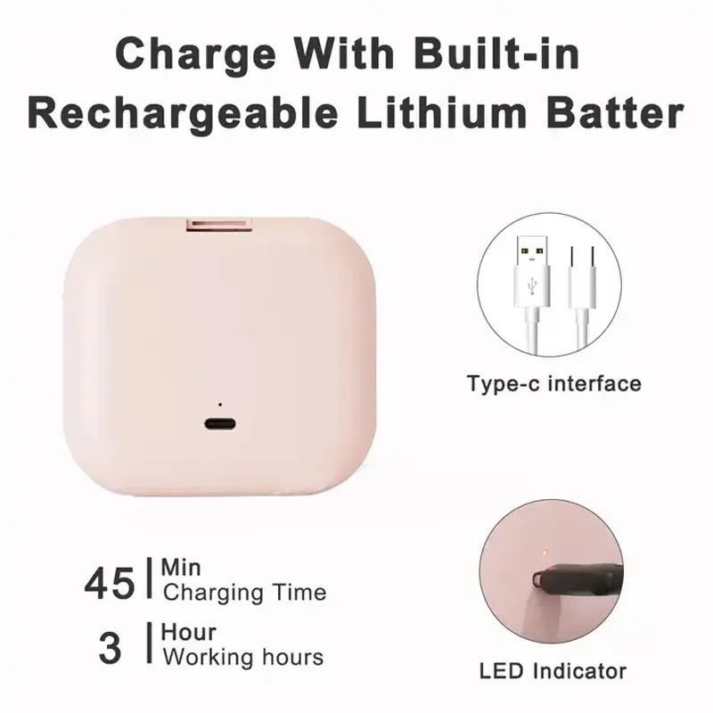 Compact Mini Vanity Mirror With Lights Portable 2X Magnification