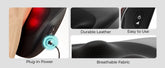 Electric Shiatsu Back Neck Massager with Heat,Ultra-Quiet Ergonomic 3D Kneading Massage Pillow for Full Body,Shoulder Leg Calf by Home for Health and Beauty