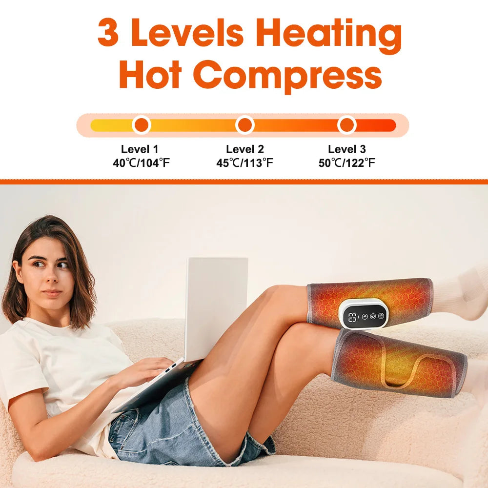 360 Degree Air Pressure Calf Massager With Heating