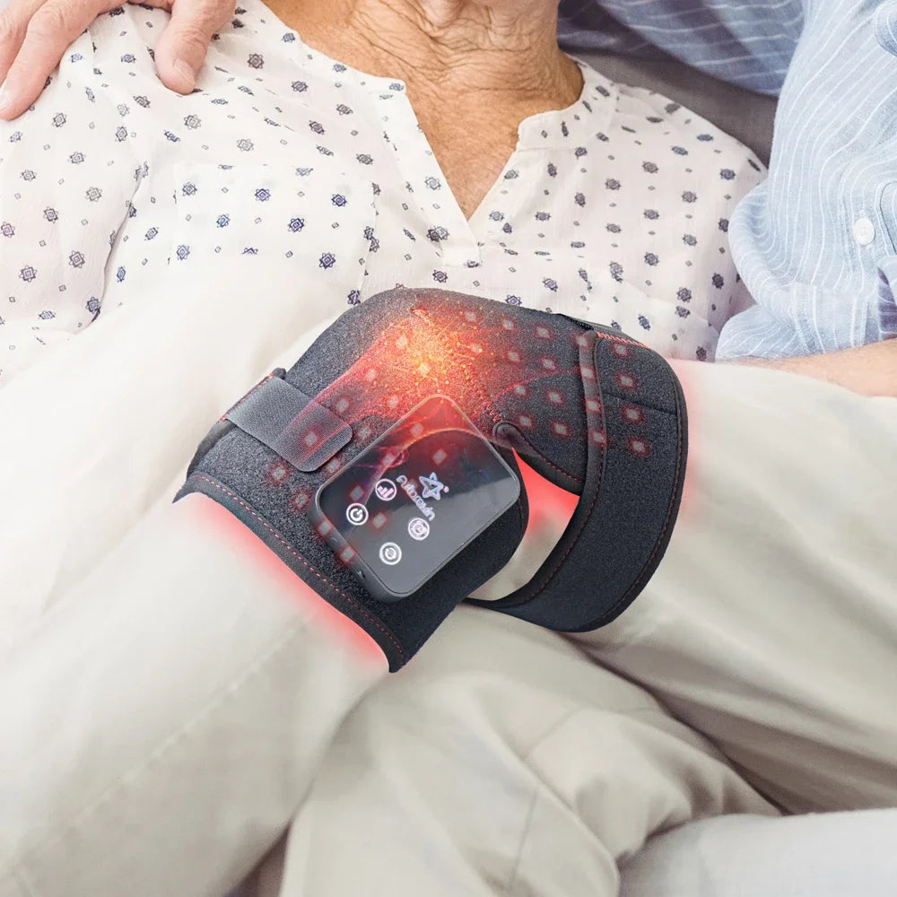 Red Light Therapy Electric Knee Massage Pad For Pain by Home for Health and Beauty