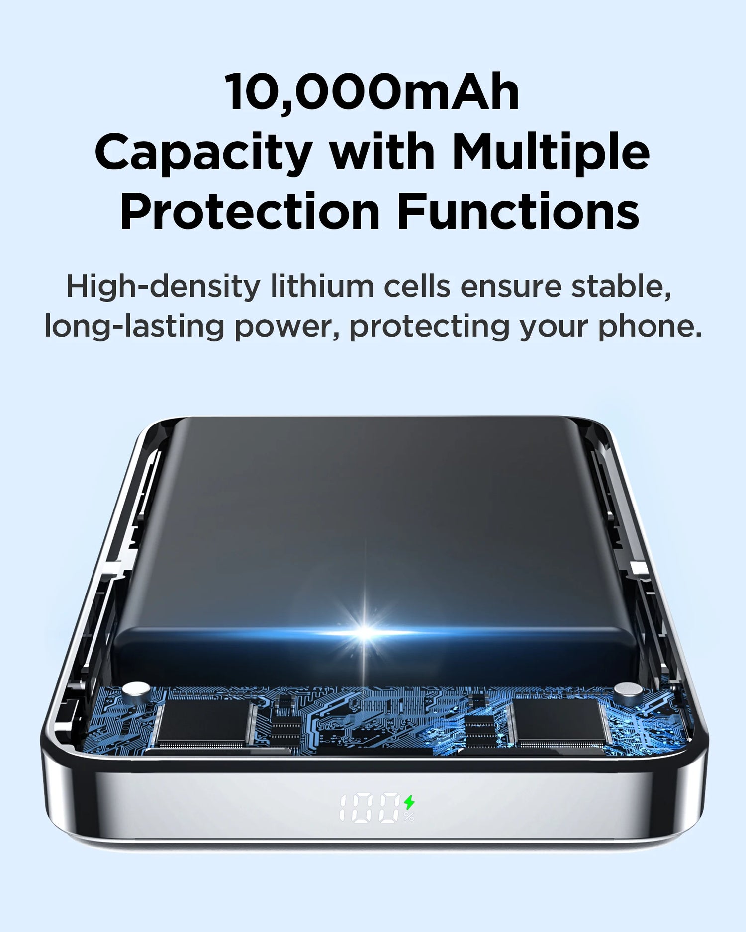 Magnetic Wireless Power Bank With Stand MagSafe by Home for Health and Beauty