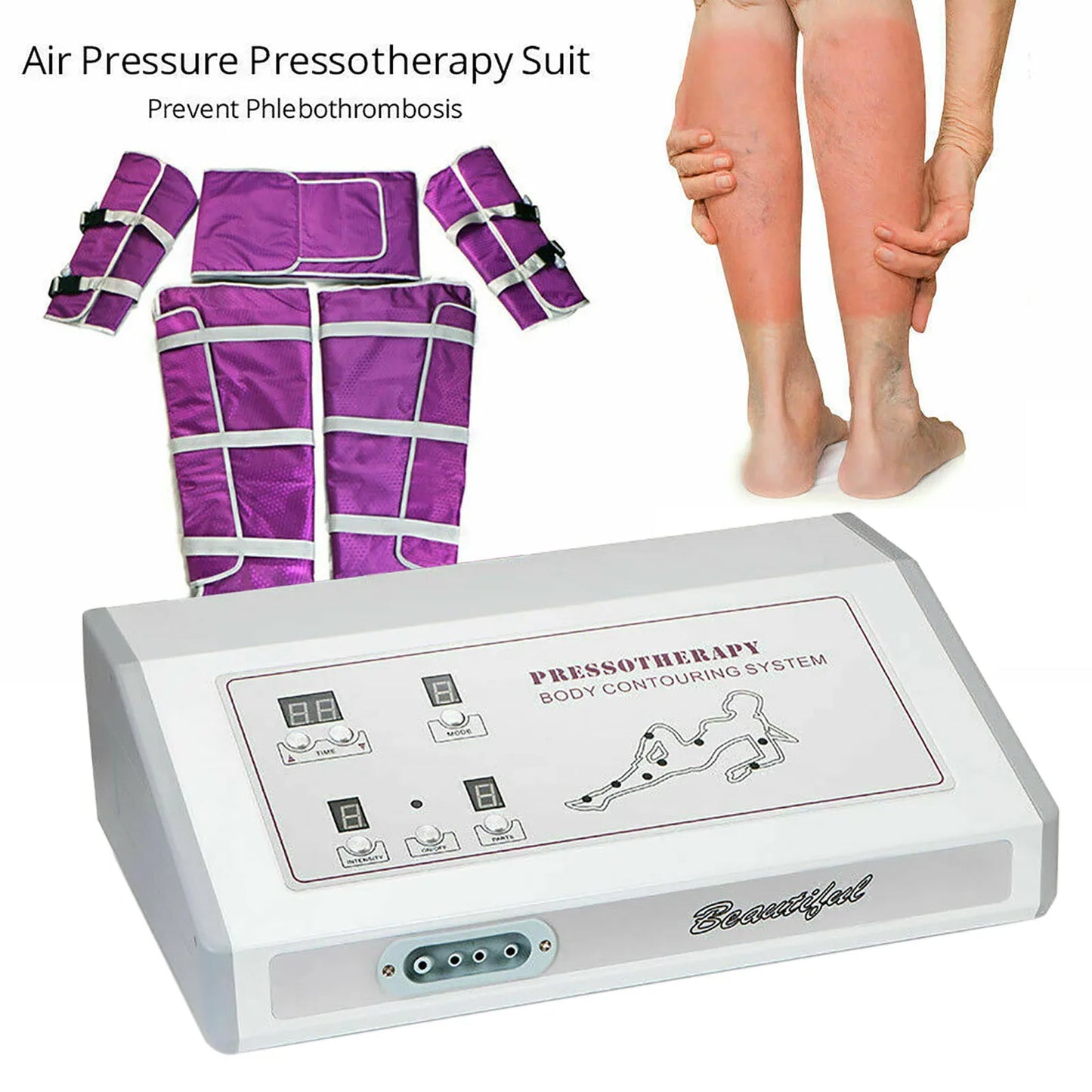 Pressotherapy Air Pressure Massage Machine For Body Slimming