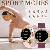 Smart Watch For women - 1.32" Touchscreen Fitness Tracker with Wireless Calls, Music Time Display, Step Counting by Home for Health and Beauty