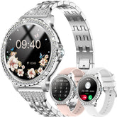 Smart Watch For women - 1.32" Touchscreen Fitness Tracker with Wireless Calls, Music Time Display, Step Counting by Home for Health and Beauty
