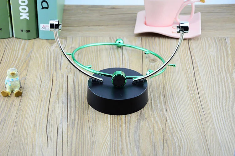 Galaxy Universe Celestial Swinger Magnetic Rotating Earth Perpetual Motion Device Electric Chaos Pendulum Science Decor living room decoration desk decoration adornos para casa desk decoration home accessories by Home for Health and Beauty