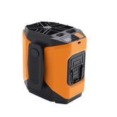 Portable Waist Fan 10000mAh with Power Bank LED Lighting Hanging Neck Fan 5 Speed Strong Airflow Cooling Fan for Outdoor Working by Home for Health and Beauty