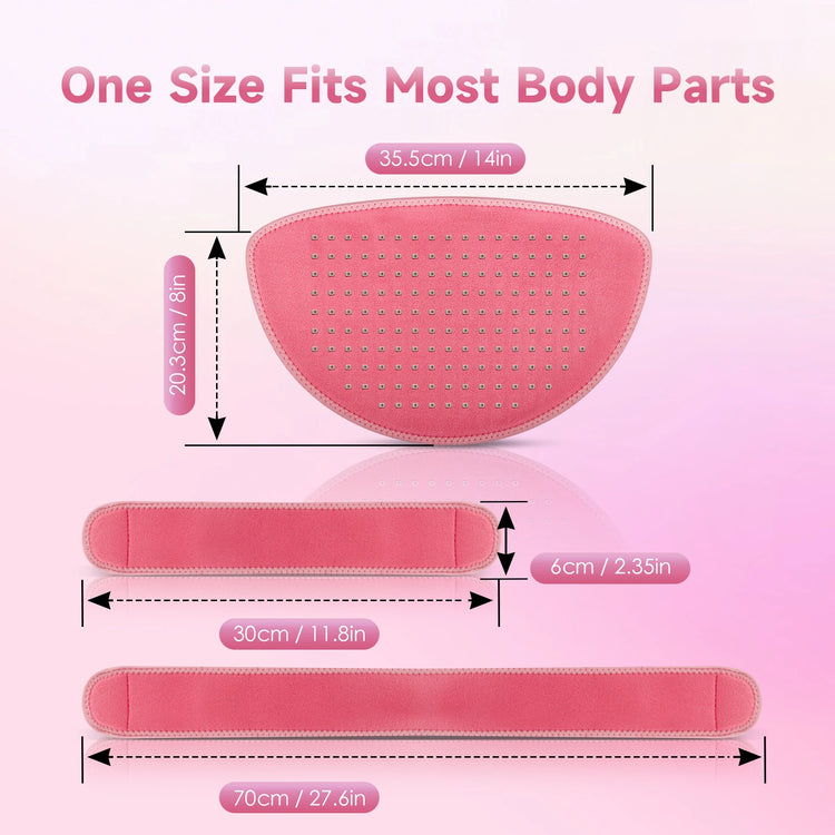 Red Light Infrared Therapy Belt Menstrual Pain Relief by Home for Health and Beauty