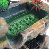 Indoor Room Fountain Waterfall Decor Desktop Fountain Decoration Water Feature with Colour Changing LED Lighting Zen Meditation by Home for Health and Beauty