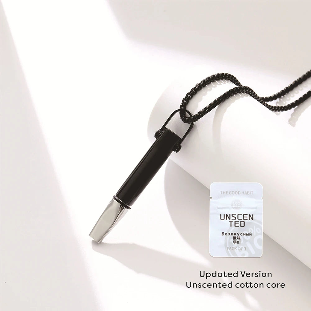 Anxiety Relief Breathing Necklace For Quitting Smoking Meditation