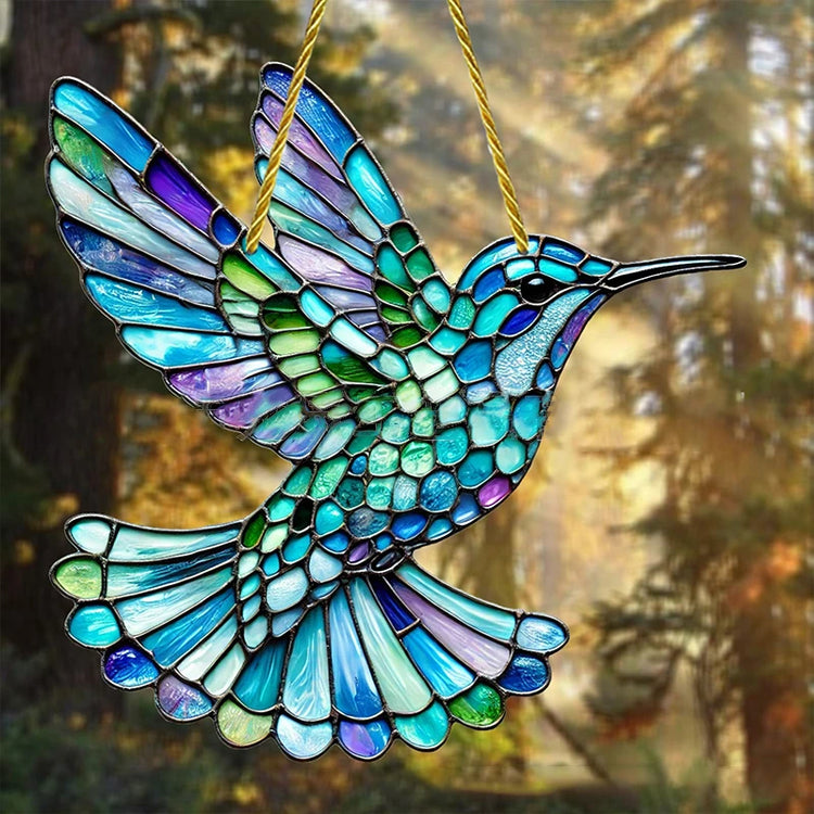 Hummingbird Sun Catcher Acrylic Window Decor For Garden by Home for Health and Beauty