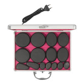 Hot Stones Massage Set, 18 Volcanic Rocks Body Massage Set, for Massage, Scraping, Hot Compress by Home for Health and Beauty