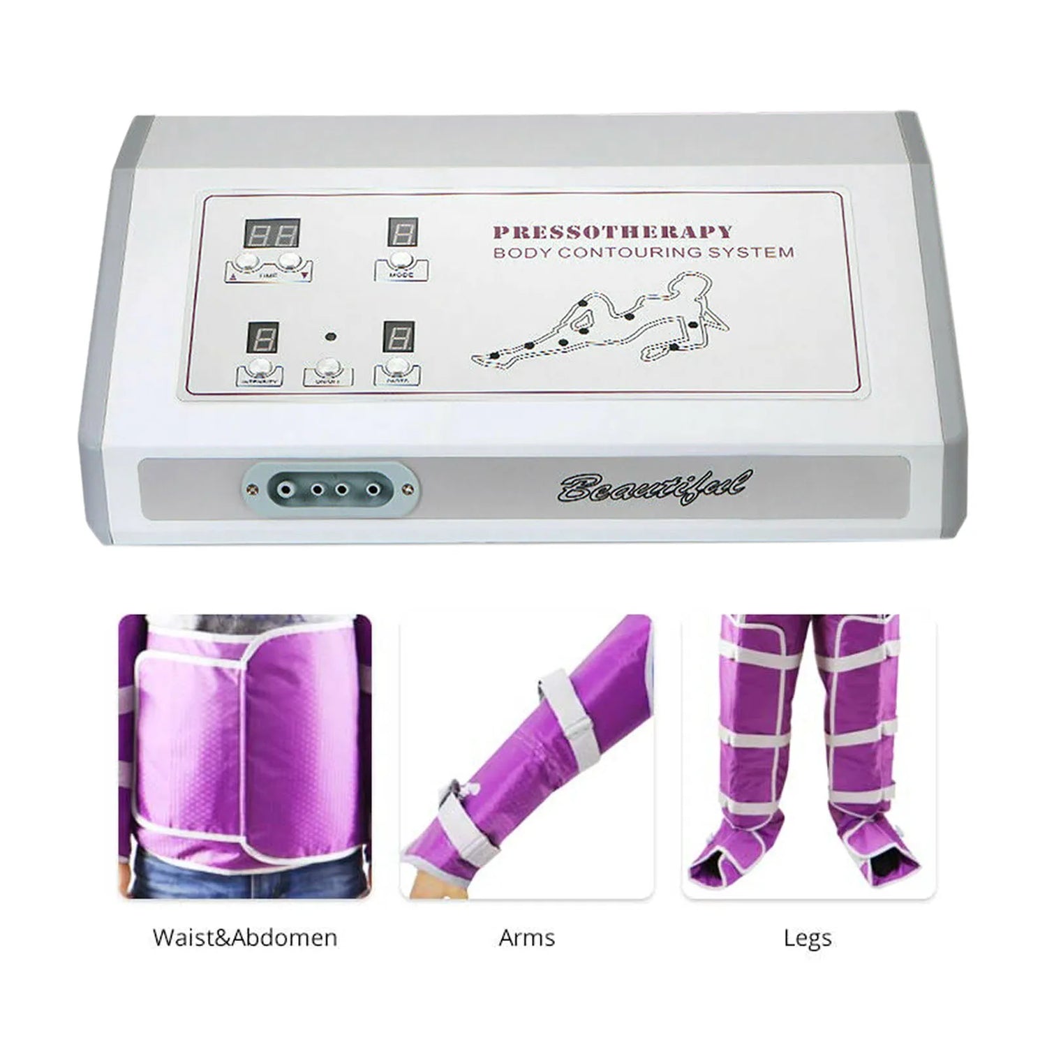 Pressotherapy Air Pressure Massage Machine For Body Slimming by Home for Health and Beauty
