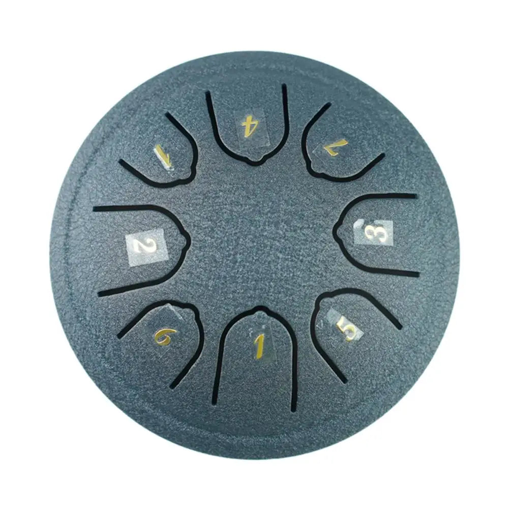 DT4 Eight Tone Steel Tongue Drum With Drumsticks And Accessories by Home for Health and Beauty