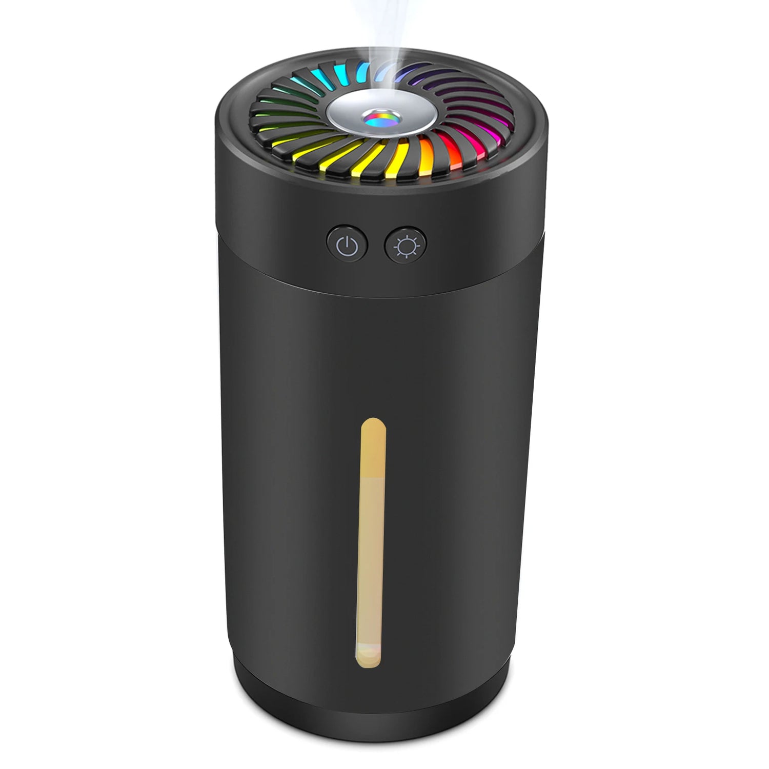 300ml Mini Ultrasonic Humidifier USB with 7 Colors LED Light Dual Mist Modes for Home/Office/Baby Room/Bedroom/Car Travel/Yoga by Home for Health and Beauty