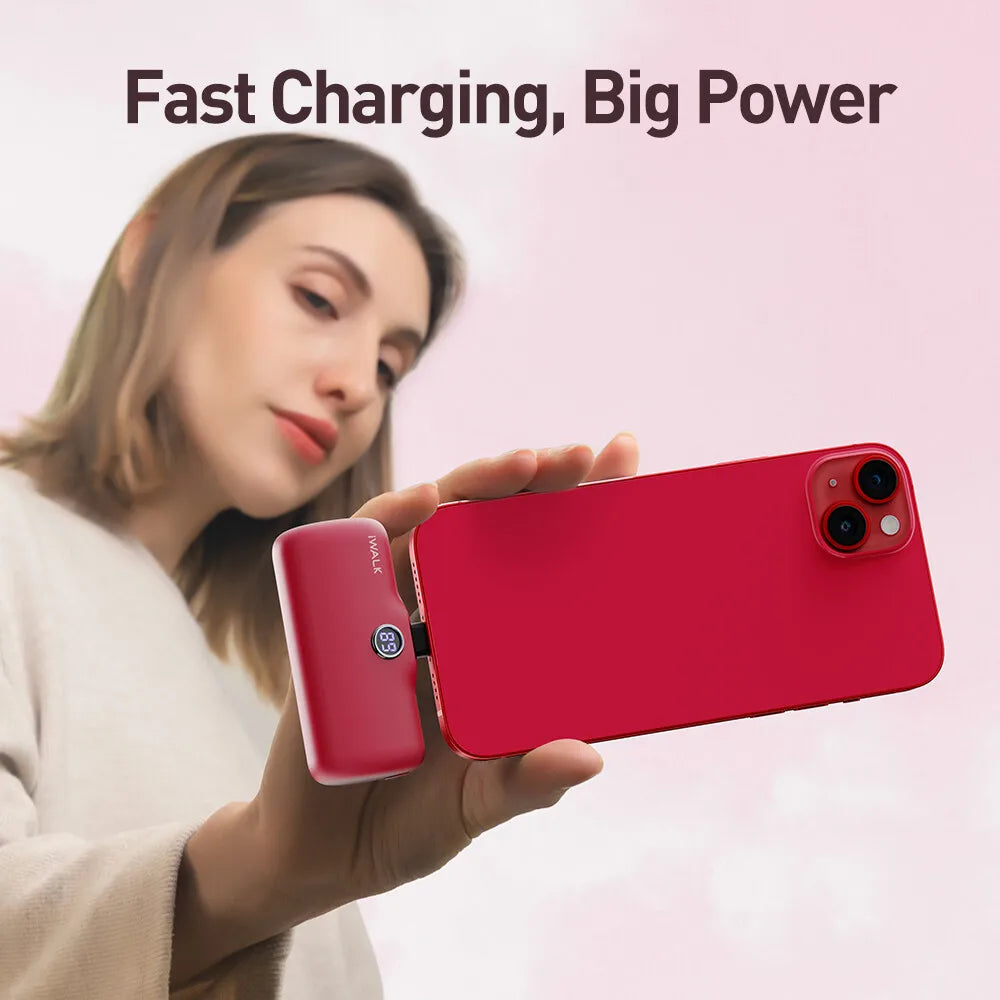 Capsule Power Bank Mini Portable Wireless Charger