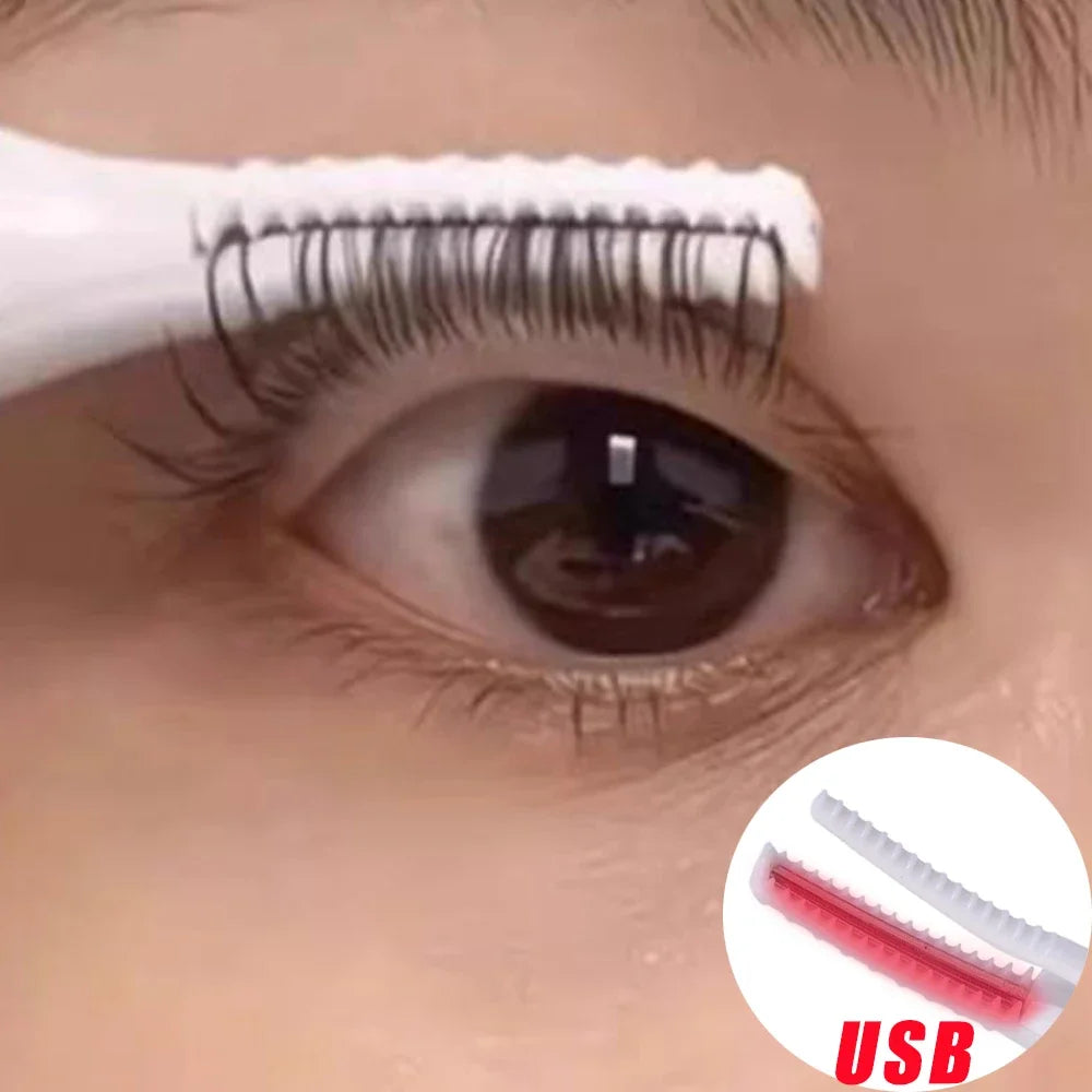Professional Electric Eyelash Curler Quick Heating USB Rechargeable