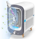 Air Purifier With HEPA Activated Carbon Nightlight Fragrance Sponge by Home for Health and Beauty