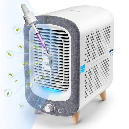 Air Purifier With HEPA Activated Carbon Nightlight Fragrance Sponge by Home for Health and Beauty