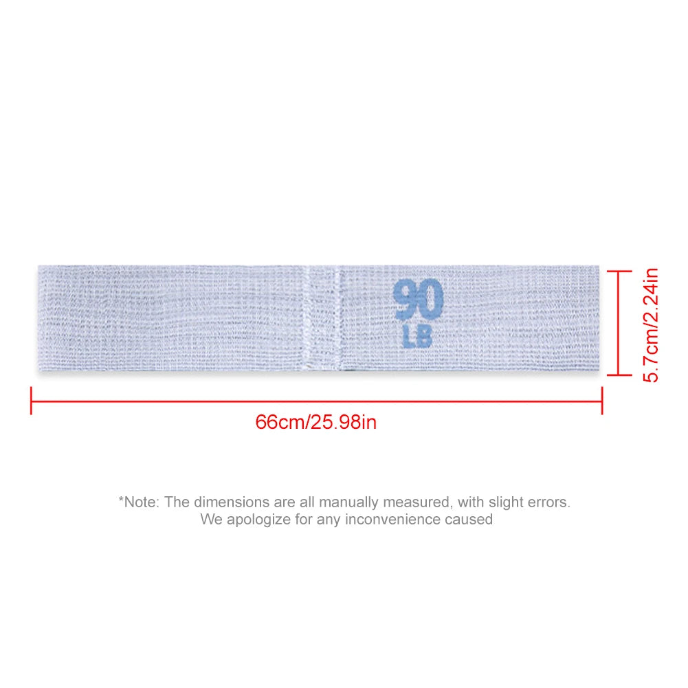 Fitness Resistance Bands Fabric Elastic Bands Yoga Pilates Hip Circle Expander Bands Gym Training Loops Yoga Workout Equipment by Home for Health and Beauty