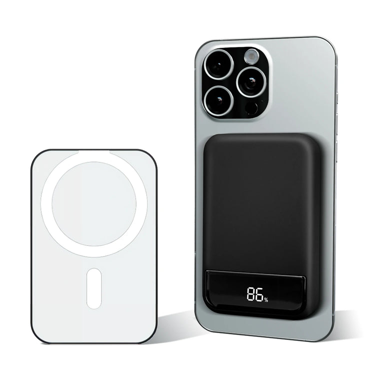 Magnetic Wireless Power Bank 10000mAh PD20W Built-In LED Display by Home for Health and Beauty