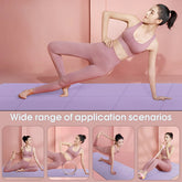 Foldable Yoga Mat Eco Friendly EVA Folding Travel Fitness Exercise Mat 3mm/4mm/6mm Thicknesses for Yoga Pilates & Floor Workouts by Home for Health and Beauty