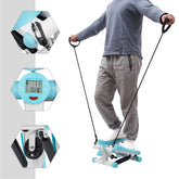 Portable Stepper Fitness Machine For Home Office Workouts by Home for Health and Beauty