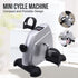 Mini Pedal Exercise Bike Under Desk Bicycle Trainer Fitness Cycling Portable LCD Display Arm Leg Fitness Equipment Home Office by Home for Health and Beauty
