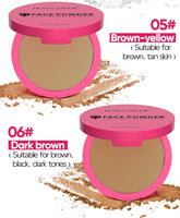 5-color matte setting powder, controls oil, moisturizes, and is long-lasting and waterproof, creating a natural makeup look. by Home for Health and Beauty