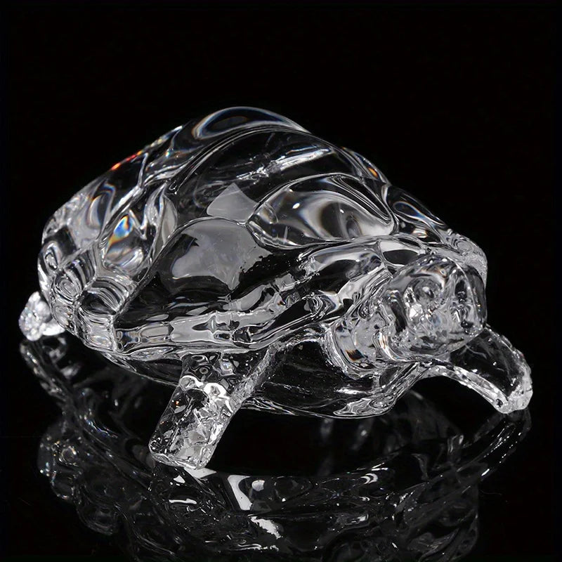 Crystal Turtle Ornament, Mini Turtle Statue, Lucky Ornament, Suitable for Home Office Desk Decoration, Home Decoration by Home for Health and Beauty