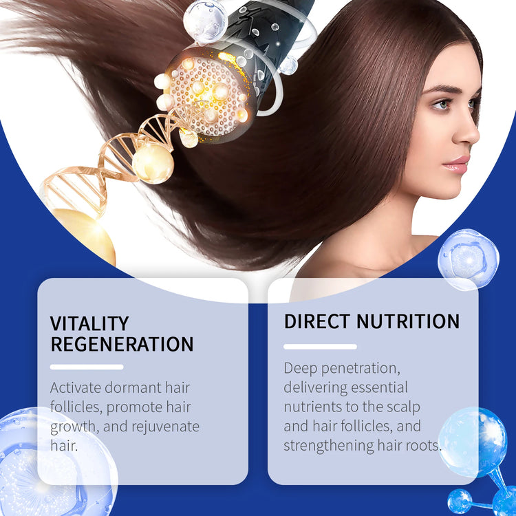 EELHOE 30ml Copper Peptide Hair Serum Strengthening Hair Roots Repair Hairs Damage Essence Nourish Smoother Hair Loss Growth Oil by Home for Health and Beauty
