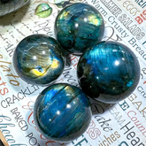 1pc Blue Light Violet Tourmaline Crystal Ball Home Decor by Home for Health and Beauty