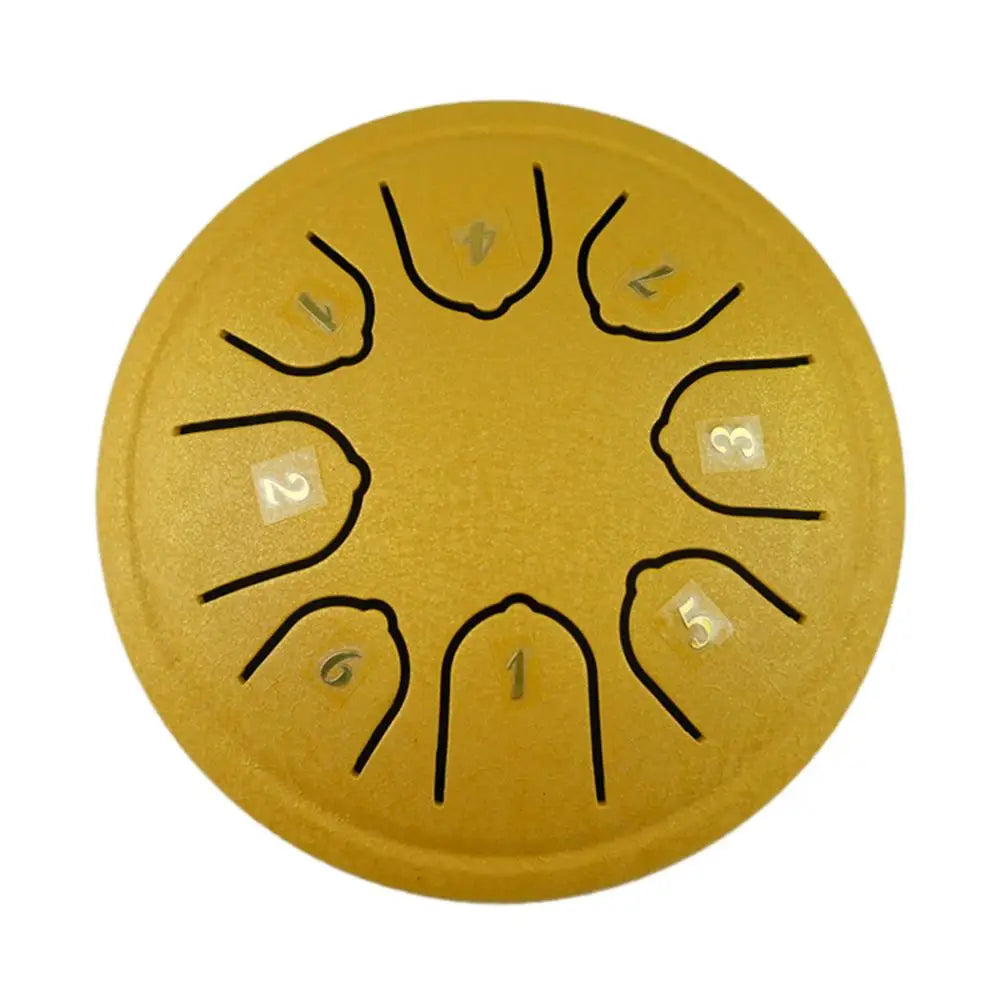 DT4 Eight Tone Steel Tongue Drum With Drumsticks And Accessories by Home for Health and Beauty