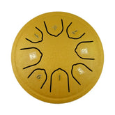 DT4 Eight Tone Steel Tongue Drum With Drumsticks And Accessories by Home for Health and Beauty