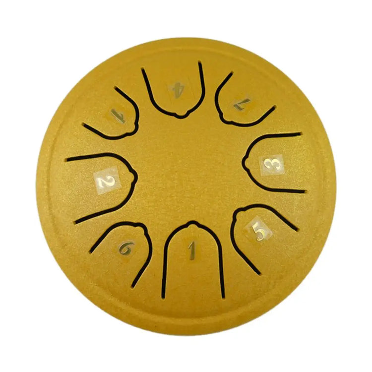 DT4 Eight Tone Steel Tongue Drum With Drumsticks And Accessories by Home for Health and Beauty