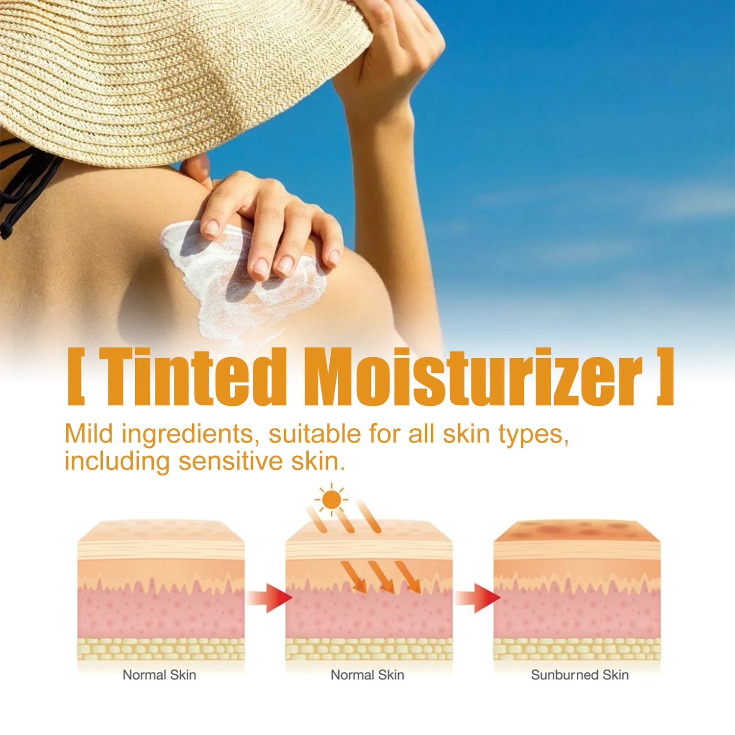 Hoygi Sunscreen Whitening Face Base SPF50 Moisturizing UV Protection by Home for Health and Beauty