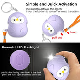 Personal Self Defense Alarm 130db Self Defense Siren Safety Alarm For Women Girl Personal Keychain Alarm With lighting by Home for Health and Beauty