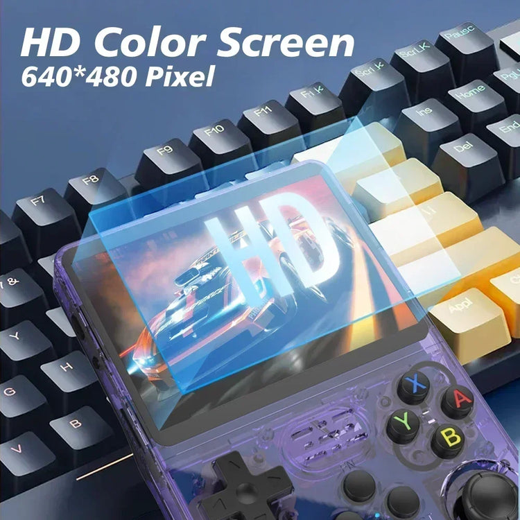 Retro Handheld Game Console Linux System 3.5 Inch 256G 128G R36S IPS Portable Pocket Player 64GB Video Gaming Kids Gifts by Home for Health and Beauty