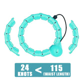 Hula Hoop Smart Weighted For Adults Weight Loss 47 Inch Waist 24 Detachable Links Fitness Hoop For Women And Beginners by Home for Health and Beauty