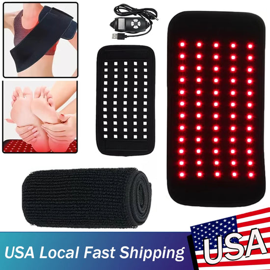 LED Portable Heat Pad For Face And Body Pain Relief by Home for Health and Beauty