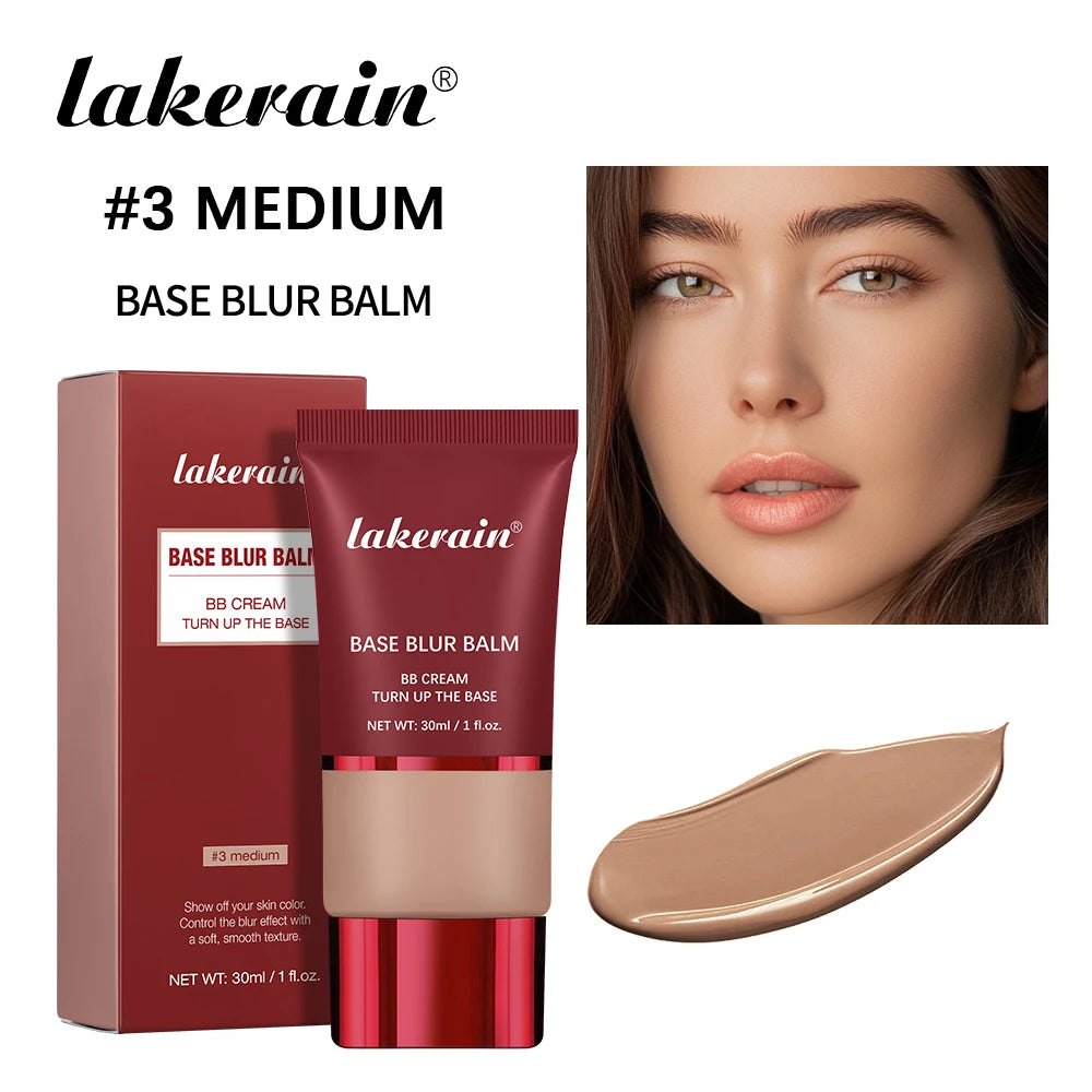 Lakerain Matte Foundation Base Cream Long-lasting Soft Focus Matte Natural Fit Coverage Concealer Waterproof Face Base Makeup by Home for Health and Beauty