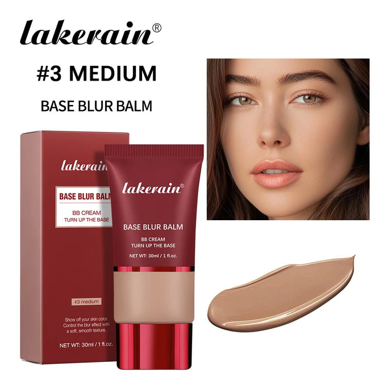 Lakerain Matte Foundation Base Cream Long-lasting Soft Focus Matte Natural Fit Coverage Concealer Waterproof Face Base Makeup by Home for Health and Beauty