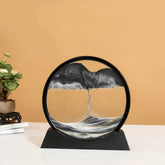 3D Moving Sand Art Glass Frame Deep Sea Quicksand Decor by Home for Health and Beauty