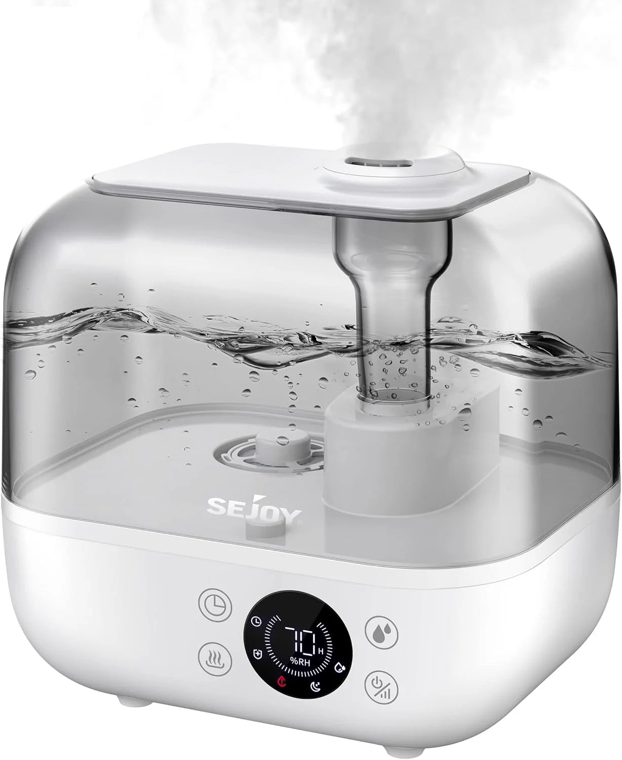 Sejoy Ultrasonic Cool Mist Humidifier Quiet Operation Timer