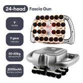 Foreverlily Fascia Gun High Frequency Vibration Massager Back Waist Shoulders by Home for Health and Beauty